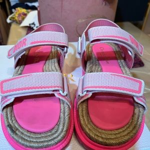 SOLD Dioract Christian Dior sandals. Worn only once. Size 38